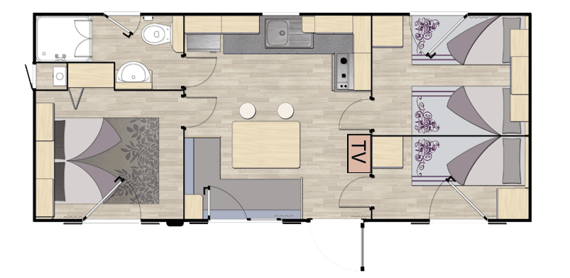 venezia mobile home layout at union lido